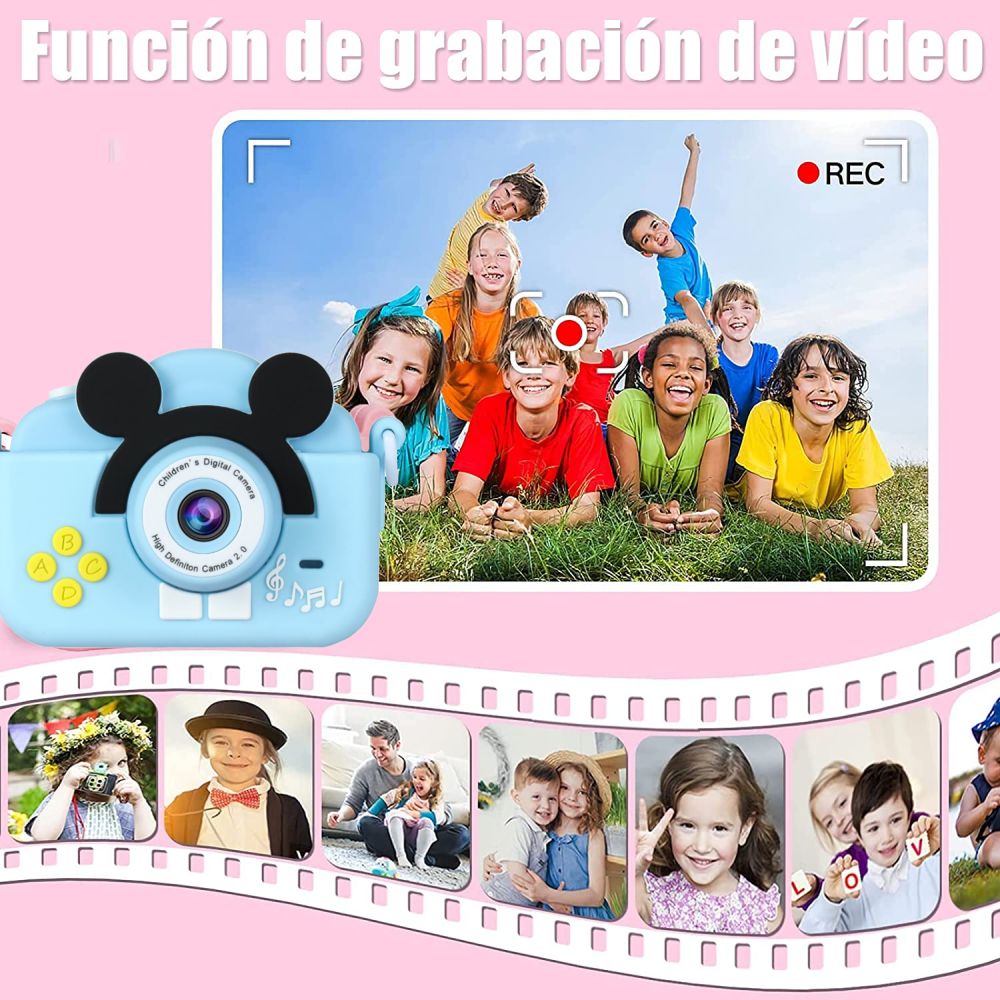 CÁMARA DIGITAL PARA NIÑOS 1080P